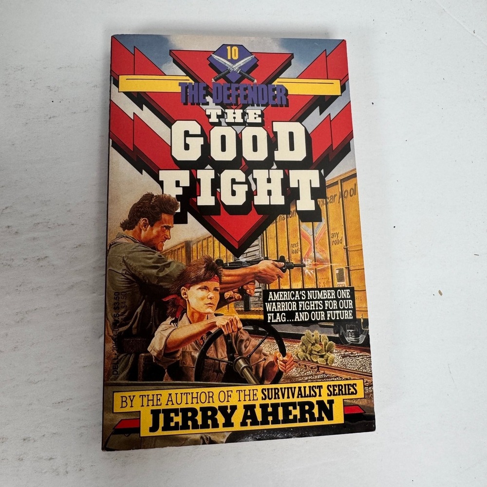 The Good Fight Jerry Ahern 1990‎ First Printing The Defender #10 Dell